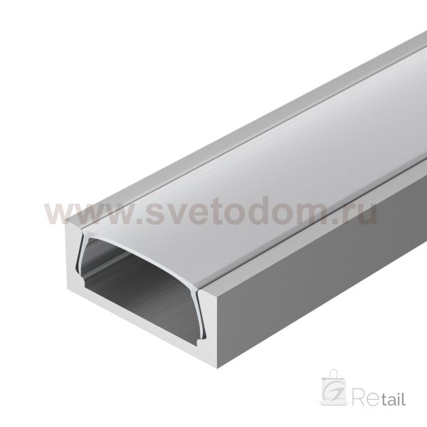 Профиль с экраном MIC-2000 ANOD+OPAL (Arlight, Алюминий) Arlight 29024