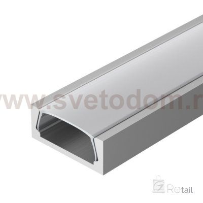 Профиль с экраном MIC-2000 ANOD+OPAL (Arlight, Алюминий) Arlight 29024