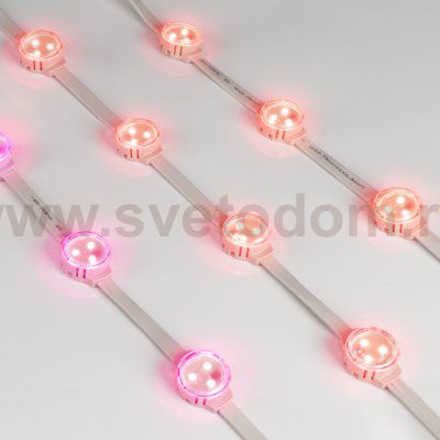 Модуль управляемый SOLEX-SPI-3535-3-12V RGB 120deg (D30x16mm, 0.75W, IP67) (Arlight, Пластик, 3 года) Arlight 29240