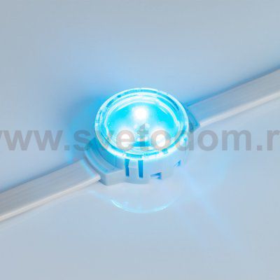 Модуль управляемый SOLEX-SPI-3535-3-12V RGB 120deg (D30x16mm, 0.75W, IP67) (Arlight, Пластик, 3 года) Arlight 29240