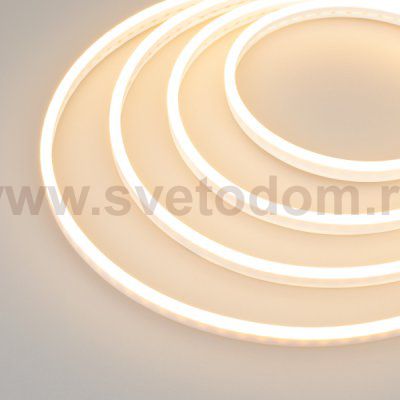 Гибкий неон GALAXY-1206-5000CFS-2835-100 12V Warm (12x6mm, 12W, IP67) Arlight 29352