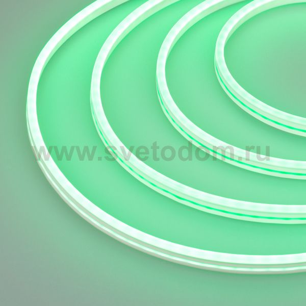 Гибкий неон GALAXY-1206-5000CFS-2835-100 12V Green (12x6mm, 12W, IP67) Arlight 29356