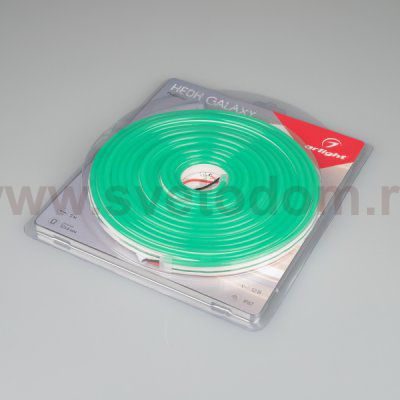 Гибкий неон GALAXY-1206-5000CFS-2835-100 12V Green (12x6mm, 12W, IP67) Arlight 29356