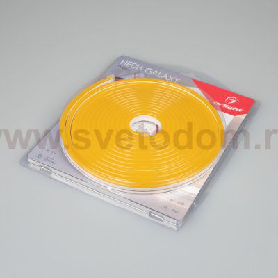 Гибкий неон GALAXY-1206-5000CFS-2835-100 12V Yellow (12x6mm, 12W, IP67) Arlight 29358