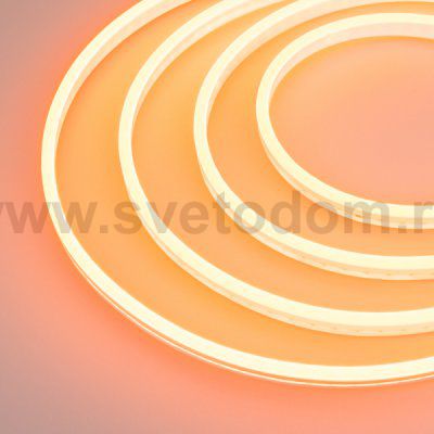 Гибкий неон GALAXY-1206-5000CFS-2835-100 12V Amber (12x6mm, 12W, IP67) Arlight 29359