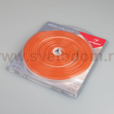 Гибкий неон GALAXY-1206-5000CFS-2835-100 12V Amber (12x6mm, 12W, IP67) Arlight 29359