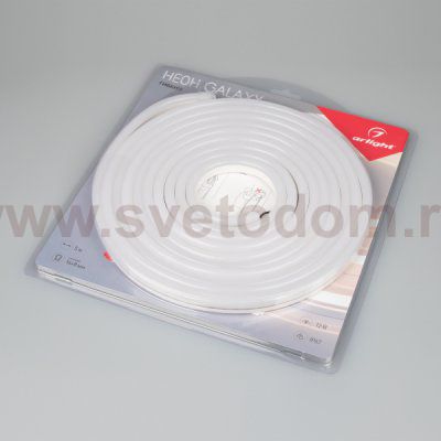 Гибкий неон GALAXY-1608-5000CFS-2835-100 12V White (16x8mm, 12W, IP67) Arlight 29365