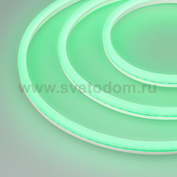 Гибкий неон GALAXY-1608-5000CFS-2835-100 12V Green (16x8mm, 12W, IP67) Arlight 29368