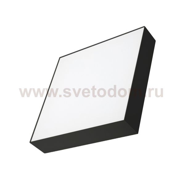 Светильник SP-QUADRO-S300x300-36W Warm3000 (BK, 120 deg, 230V) Arlight 29487