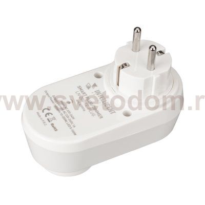 INTELLIGENT ARLIGHT Смарт-розетка LN-200-TE-PLUG (230V, 1A) Arlight 29916