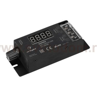 Диммер ARL-SIRIUS-DIM (12-24V, 1x25A, 2.4G) (Arlight, IP20 Металл, 3 года) Arlight 29928