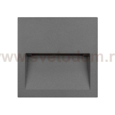 Светильник LTD-TRAIL-S115x115-4W Warm3000 (GR, 70 deg, 230V) Arlight 29963