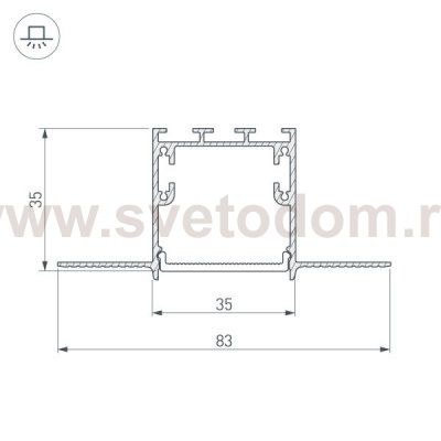 Тройник SL-LINIA32-FANTOM (Arlight, Металл) Arlight 30098