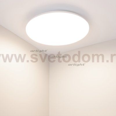 Светильник CL-FRISBEE-DIM-R250-12W Day4000-MIX (WH, 180 deg, 230V) Arlight 30110