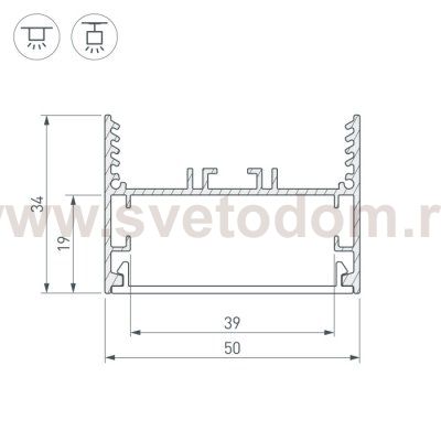 Угол SL-LINE-5035 внешний (Arlight, Металл) Arlight 30115