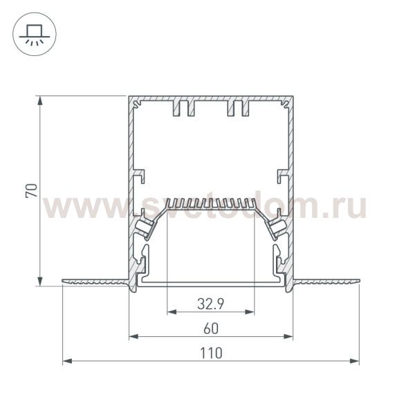 Угол SL-LINIA55-FANTOM-135 (Arlight, Металл) Arlight 30129