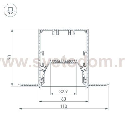 Угол SL-LINIA55-FANTOM-135 (Arlight, Металл) Arlight 30129