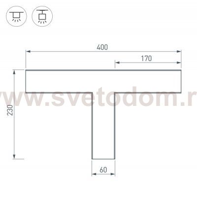 Тройник SL-LINE-6070 (Arlight, Металл) Arlight 30142