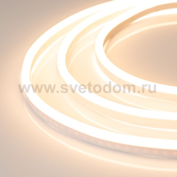 Гибкий неон ARL-NEON-1608-SIDE 24V Warm (Arlight, 6 Вт/м, IP65) Arlight 30876