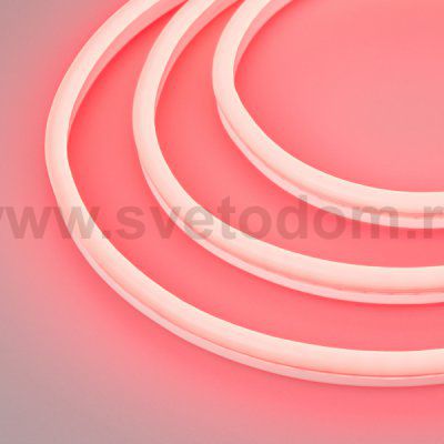Образец Гибкий неон GALAXY-1608-5000CFS-2835-100 12V Red 0.5M (16x8mm, 12W, IP67) Arlight 30971
