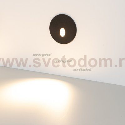 Светильник LT-GAP-R70-3W Warm3000 (BK, 30deg, 230V) (Arlight, IP65 Металл, 3 года) Arlight 31166