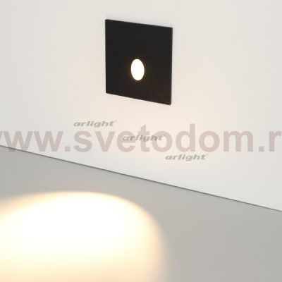 Светильник LT-GAP-S70x70-3W Warm3000 (BK, 30deg, 230V) (Arlight, IP65 Металл, 3 года) Arlight 31167