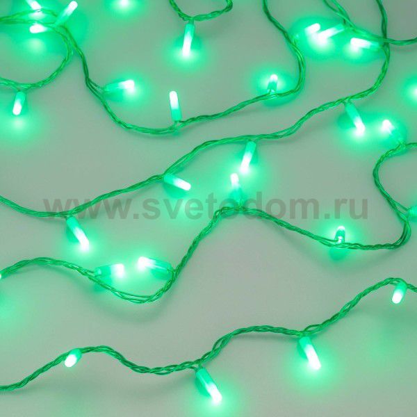 Светодиодная гирлянда ARD-STRING-CLASSIC-10000-GREEN-100LED-MILK-STD Green (230V, 7W) (Ardecoled, IP65) Arlight 31196