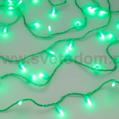 Светодиодная гирлянда ARD-STRING-CLASSIC-10000-GREEN-100LED-MILK-STD Green (230V, 7W) (Ardecoled, IP65) Arlight 31196