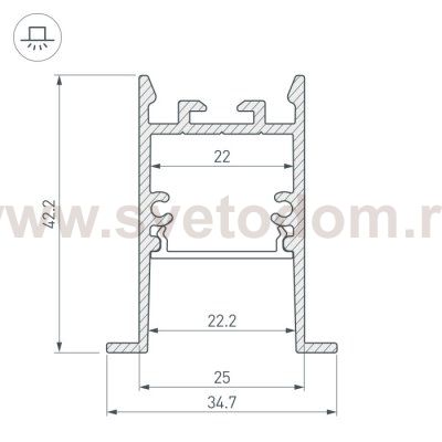 Профиль SL-COMFORT 031764 Arlight