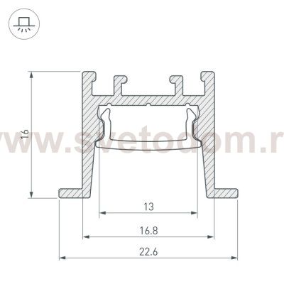 Профиль SL-COMFORT 031769 Arlight