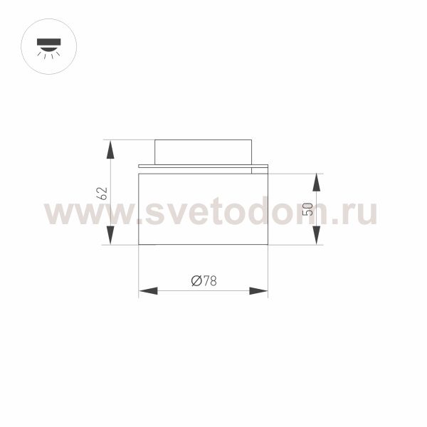 Мощность 9 Вт Arlight 31830