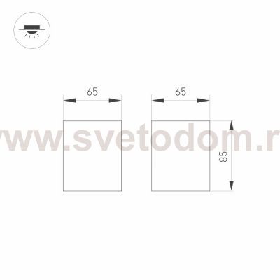 Накладной интерьерный светильник Arlight 31856
