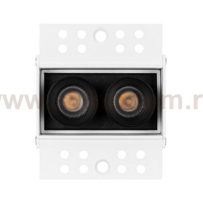 Светильник MS-ORIENT-BUILT-TRIMLESS-TC-S38x67-5W Warm3000 (WH-BK, 30 deg, 230V) Arlight 31923