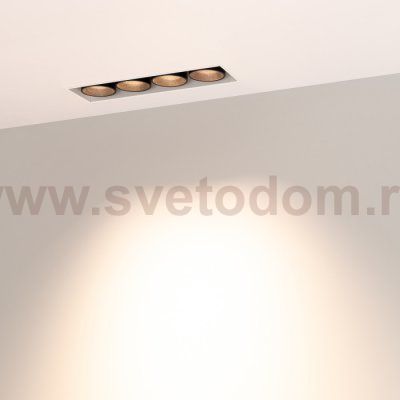 Светильник MS-ORIENT-BUILT-TRIMLESS-TC-S38x127-10W Warm3000 (WH-BK, 30 deg, 230V) Arlight 31924