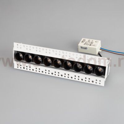 Светильник MS-ORIENT-BUILT-TRIMLESS-TC-S38x277-20W Warm3000 (WH-BK, 30 deg, 230V) Arlight 31926