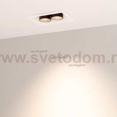 Светильник MS-ORIENT-BUILT-TURN-TC-S67x90-5W Warm3000 (WH-BK, 30 deg, 230V) Arlight 31928
