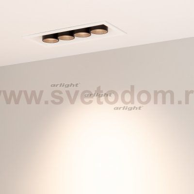 Светильник MS-ORIENT-BUILT-TURN-TC-S67x150-10W Warm3000 (WH-BK, 30 deg, 230V) Arlight 31929