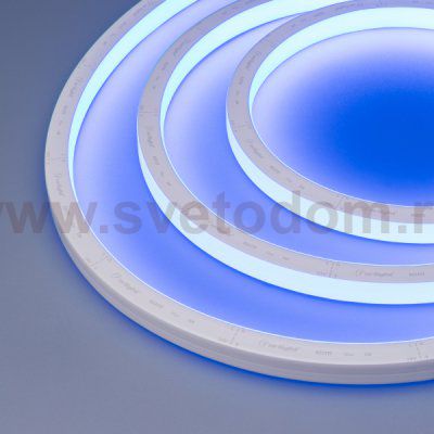 Герметичная лента AQUA-5000S-TOP-2835-120-24V Blue (16.5х16.5mm, 10W, IP68) Arlight 32117