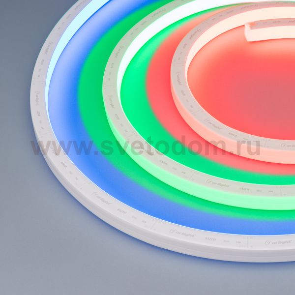 Герметичная лента AQUA-5000S-TOP-5060-72-24V RGB (16.5х16.5mm, 13W, IP68) Arlight 32119