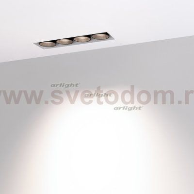 Светильник MS-ORIENT-BUILT-TRIMLESS-TC-S38x127-10W Day4000 (WH-BK, 30 deg, 230V) Arlight 32224
