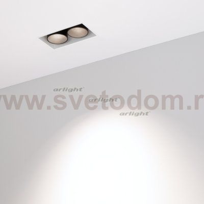 Светильник MS-ORIENT-BUILT-TRIMLESS-TC-S38x67-5W Day4000 (WH-BK, 30 deg, 230V) Arlight 32228