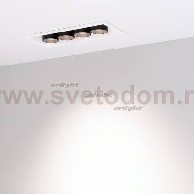 Светильник MS-ORIENT-BUILT-TURN-TC-S67x150-10W Day4000 (WH-BK, 30 deg, 230V) Arlight 32229