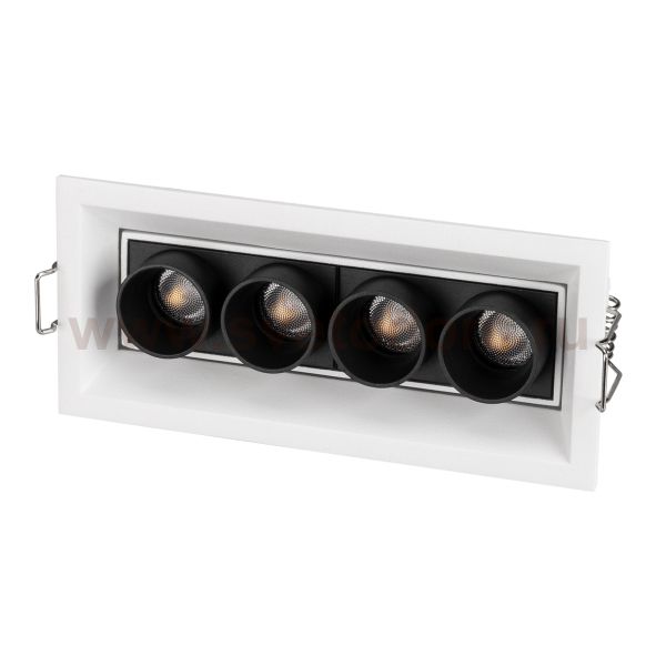 Светильник MS-ORIENT-BUILT-TURN-TC-S67x150-10W Day4000 (WH-BK, 30 deg, 230V) Arlight 32229