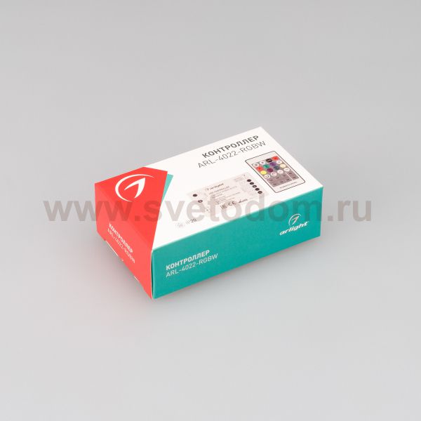 Контроллер ARL-4022-RGBW White (5-24V, 4x4A, ПДУ 24кн, RF) (Arlight, IP20 Пластик, 3 года) Arlight 32358