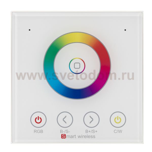 Встраиваемая сенсорная панель (Европейский стандарт) для управления RGBW светодиодными лентами Arlight 32360