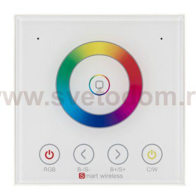 Встраиваемая сенсорная панель (Европейский стандарт) для управления RGBW светодиодными лентами Arlight 32360