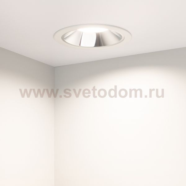 Светильник даунлайт с изменяемой цветовой температурой и переключателем на корпусе Arlight 32433