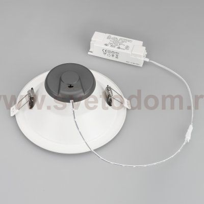 Светильник даунлайт с изменяемой цветовой температурой и переключателем на корпусе Arlight 32433