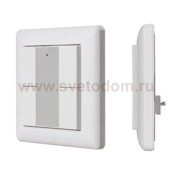 Встраиваемая кнопочная белая пластиковая панель для работы по протоколу DALI-2 Arlight 32501