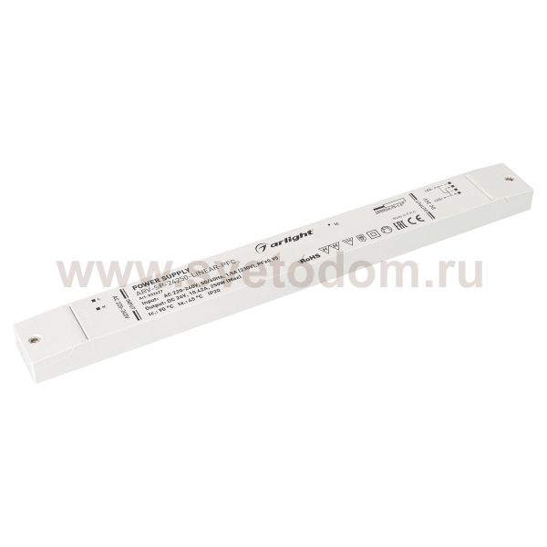 Блок питания ARV-SP-24250-LINEAR-PFC (24V, 10.42A, 250W) (Arlight, IP20 Пластик, 5 лет) Arlight 32627